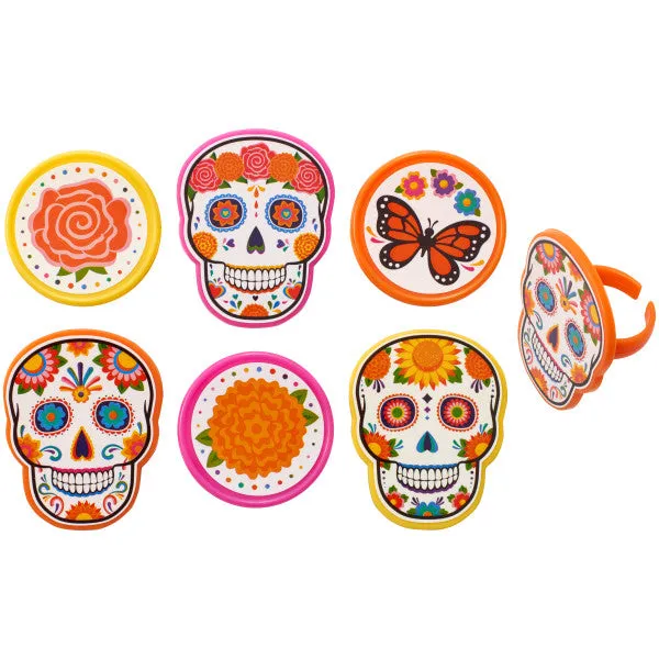 Día de los Muertos Assortment Cupcake Rings