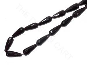 Dark Purple Drop Jade Semi Precious Stones