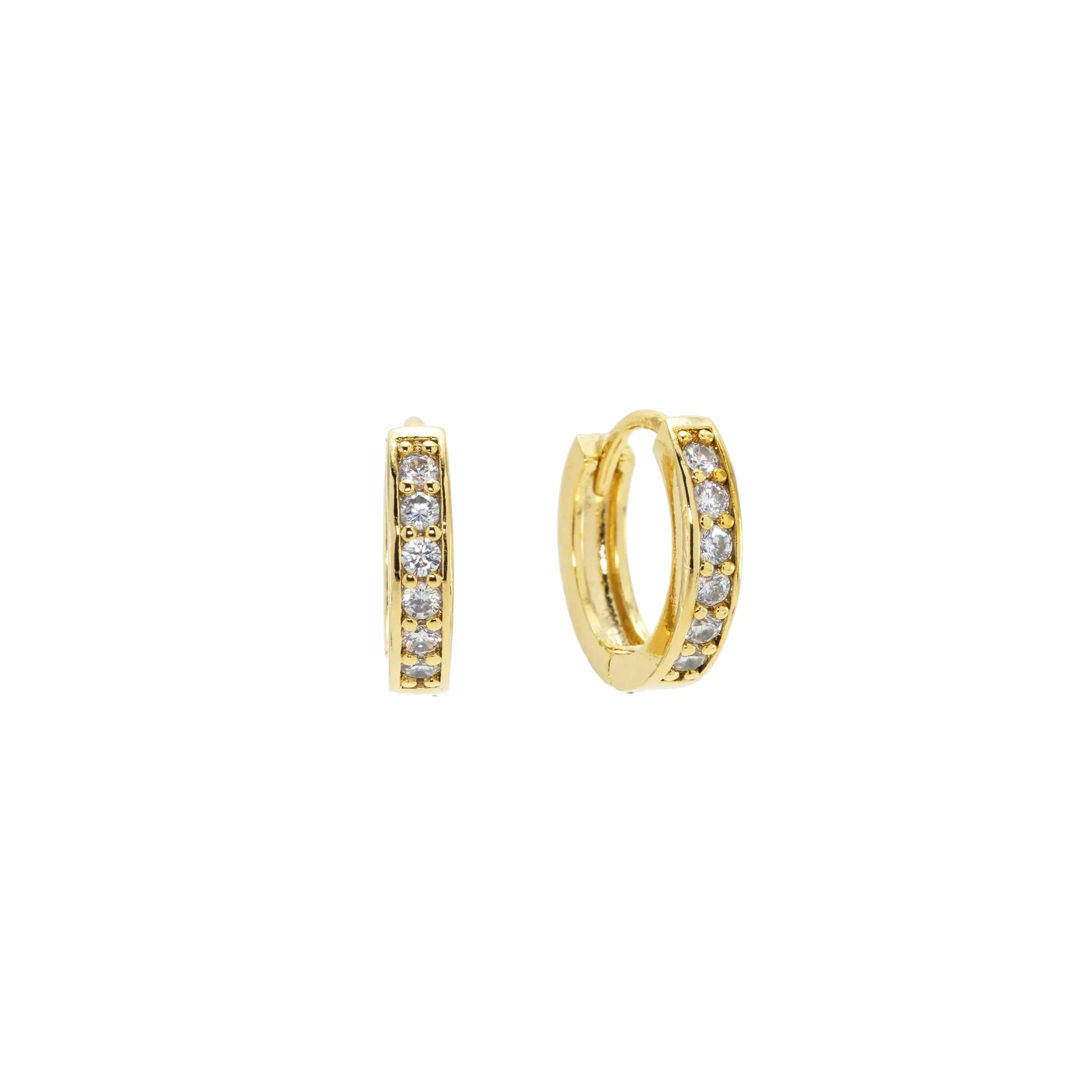 Desi 12mm Huggie Hoop Earrings