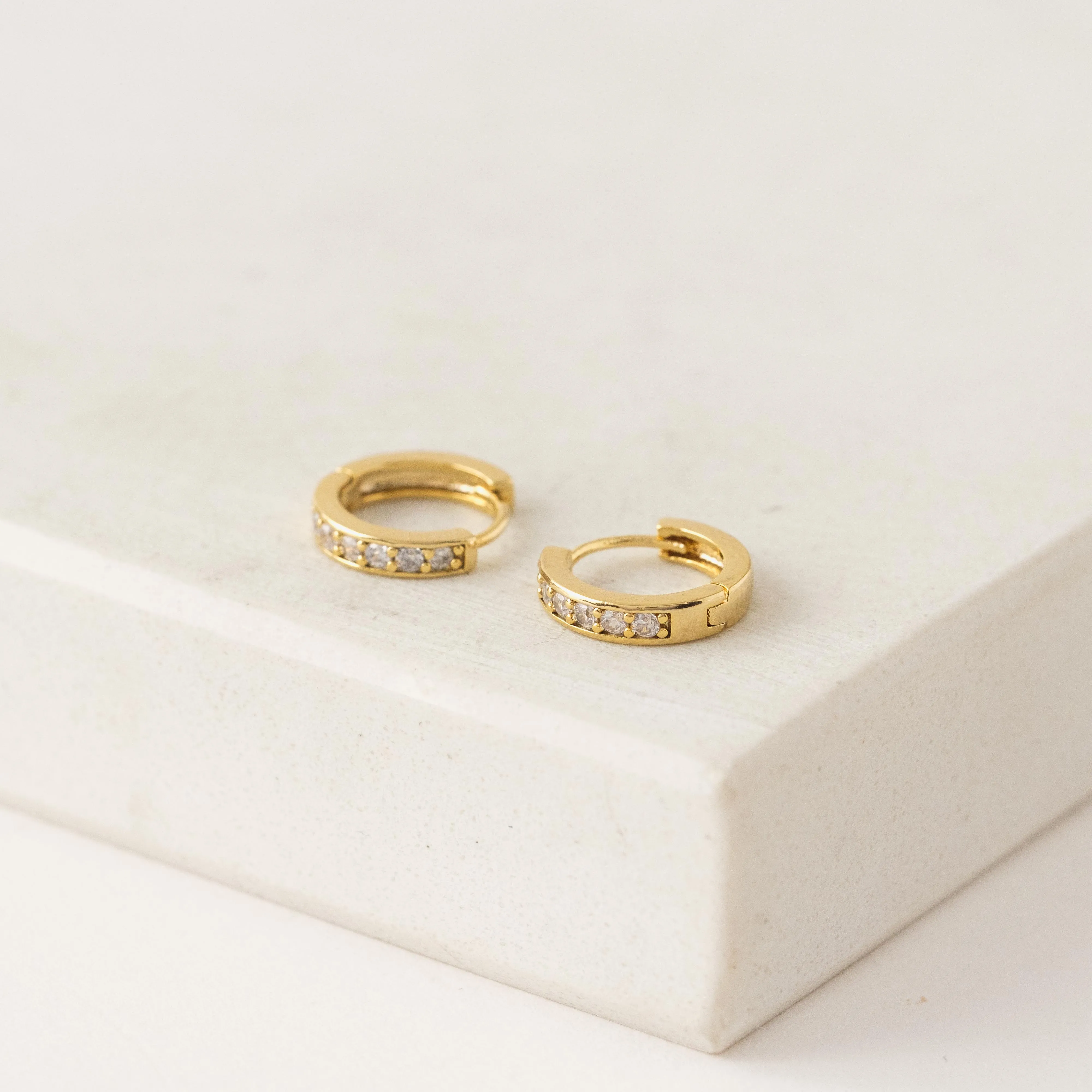 Desi 12mm Huggie Hoop Earrings