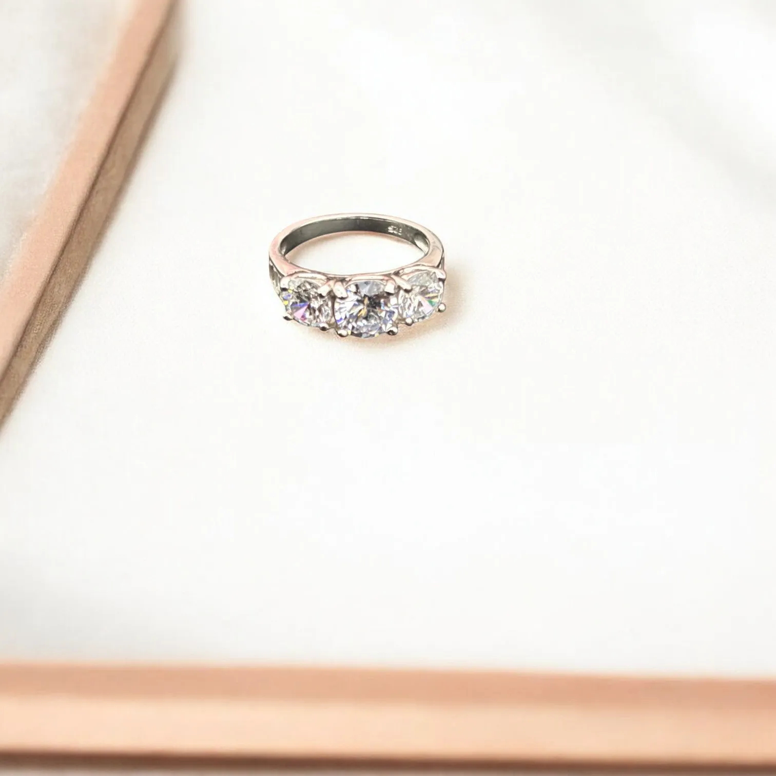 Empress solitaire 925 silver Engagement Ring