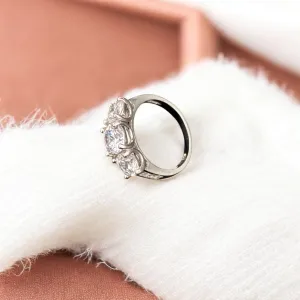 Empress solitaire 925 silver Engagement Ring