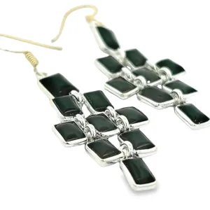 Enchanted Waterfall Black Onyx Earrings