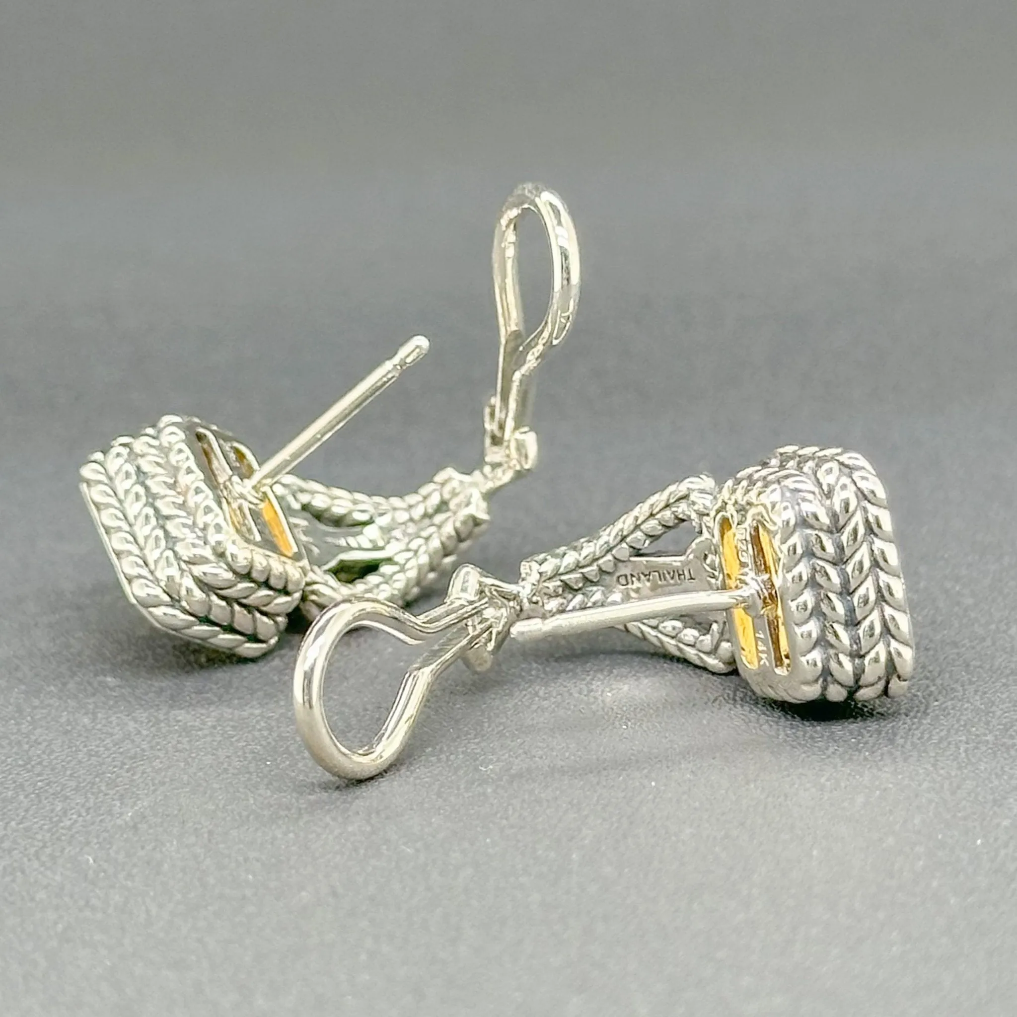 Estate Jai SS 14 Citrine Earrings
