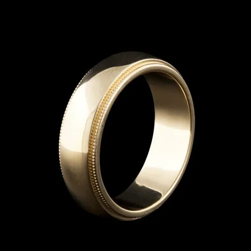 Estate Tiffany & Co. 18k Yellow Gold 6mm Band Ring