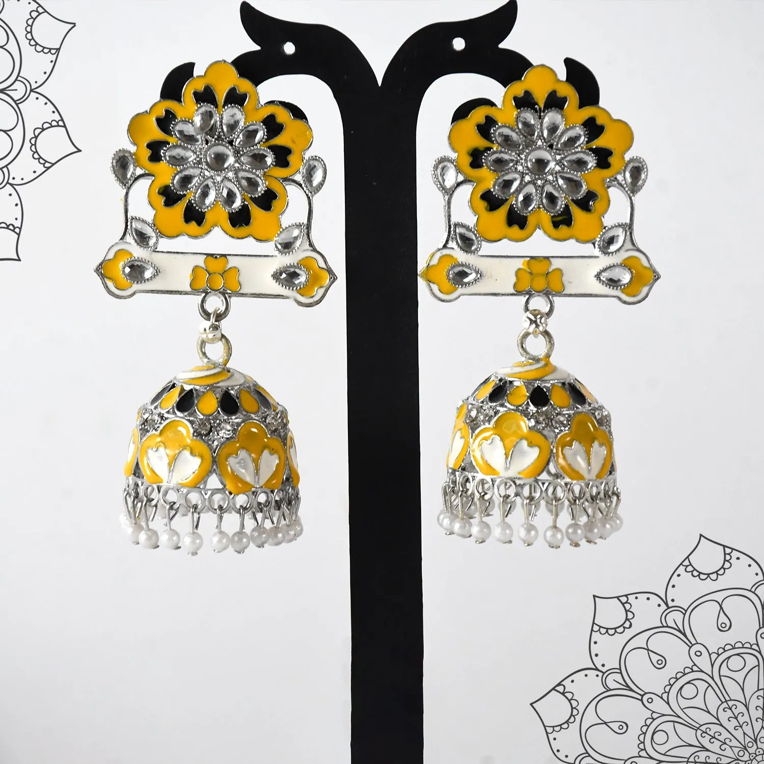 Exquisite Long Jhumka Earrings with Detailed Craftsmanship and Timeless Appeal