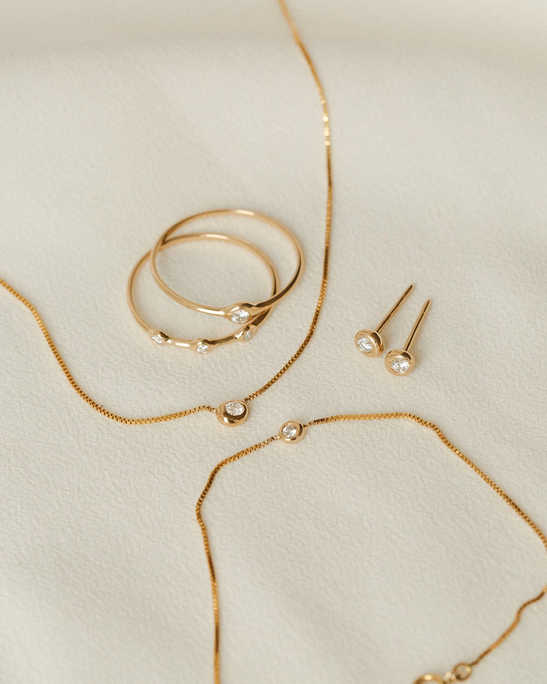 Gaia Diamond Solitaire Necklace