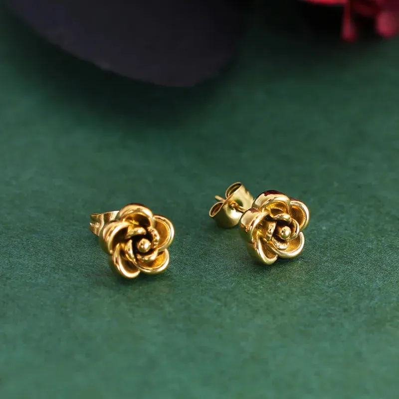 Golden Bloom Studs