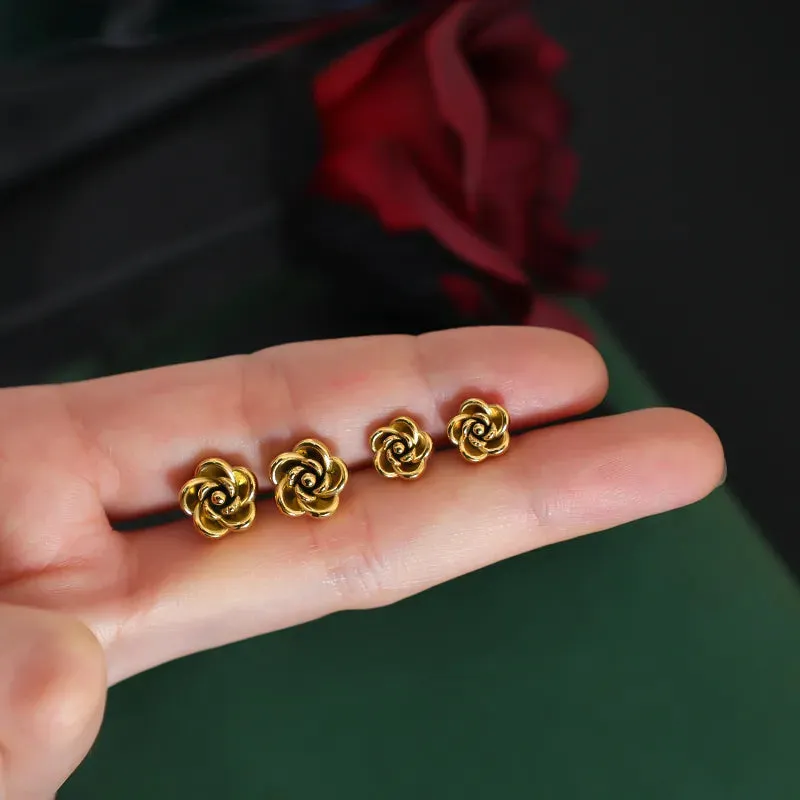 Golden Bloom Studs