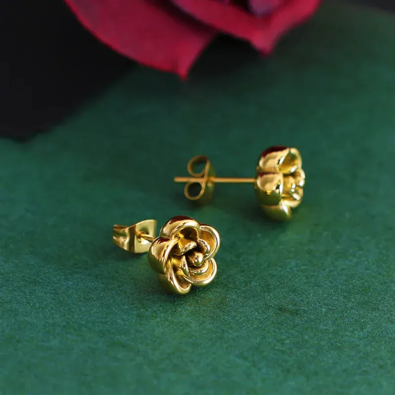 Golden Bloom Studs