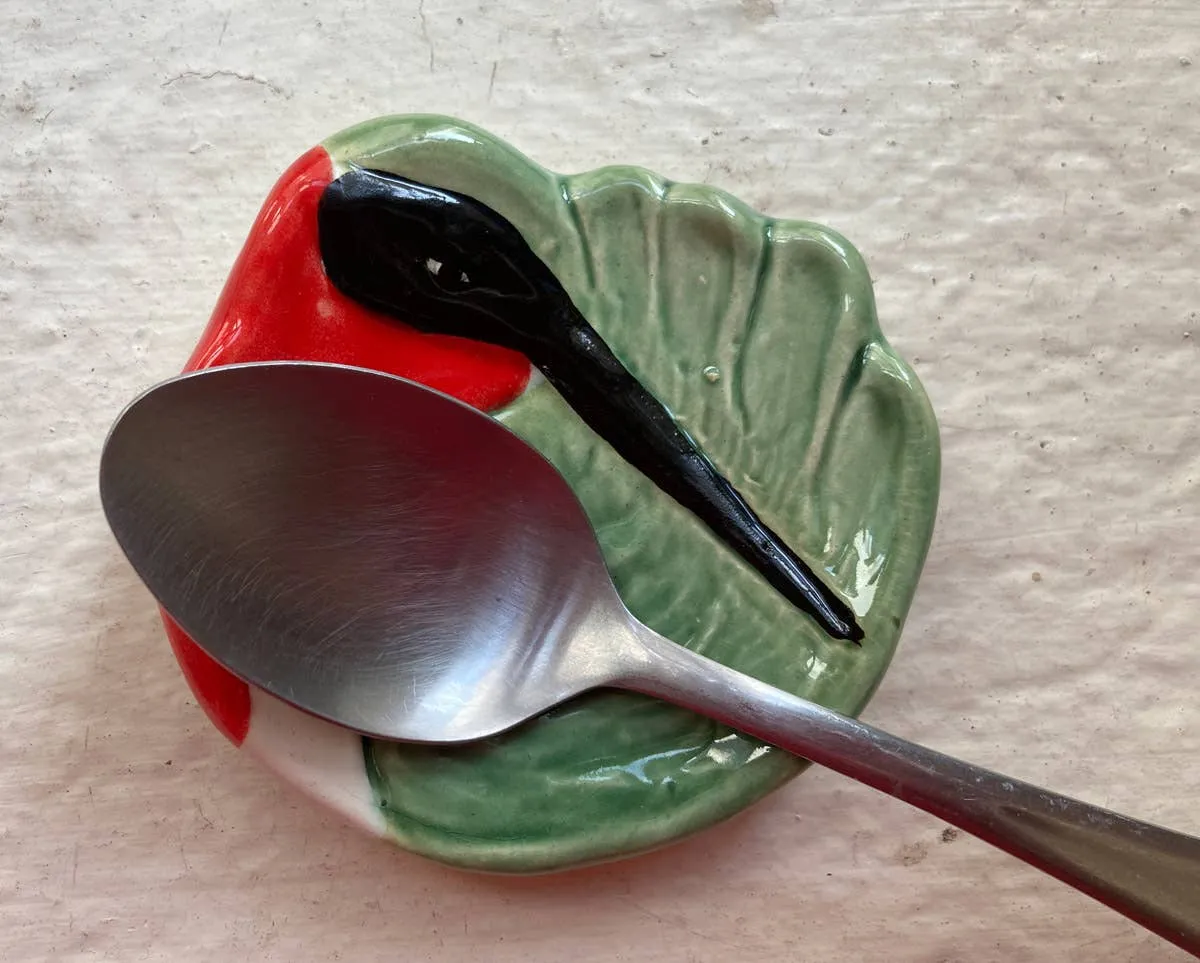 Handmade Colorful Ceramic Hummingbird Dish