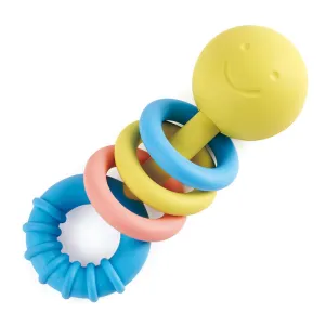 Hape Rattling Rings Teether – Pastel Joy