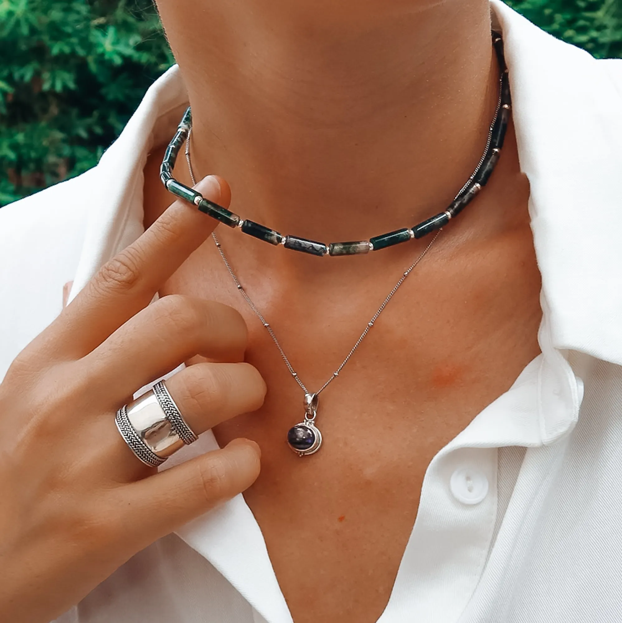 Islander Agate Necklace