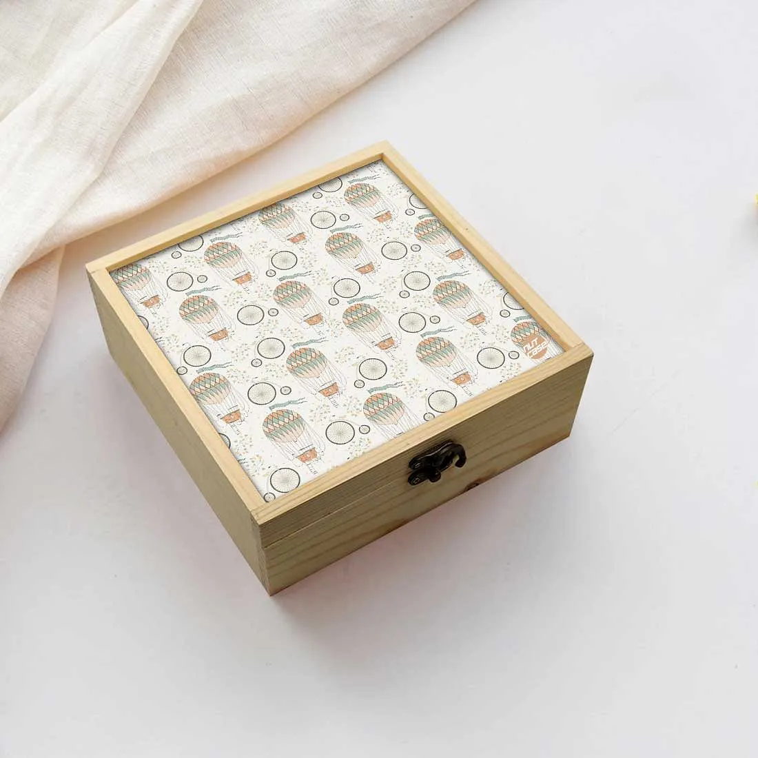 Jewellery Box Makepup Organizer -  Air Balloon And Cycles