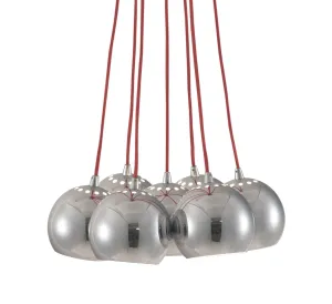 Kalise Ceiling Lamp Red by Zuo Modern | 50097