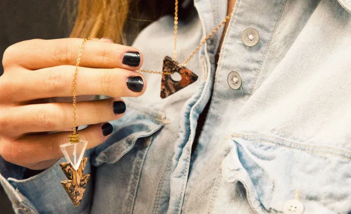 LEOPARD LARIAT NECKLACE