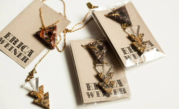 LEOPARD LARIAT NECKLACE