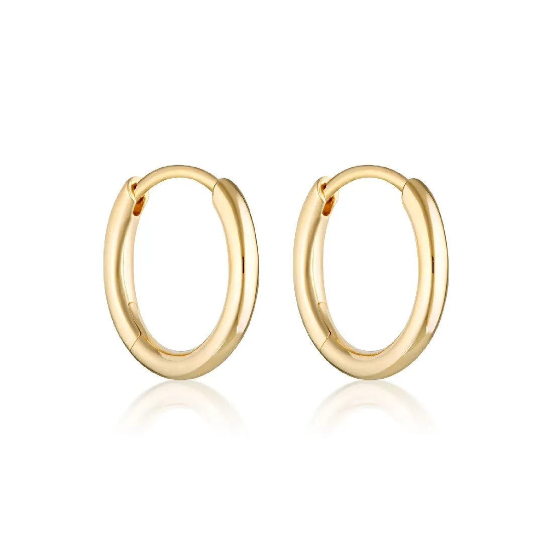 Linda Tahija Max Huggie Earrings - Gold