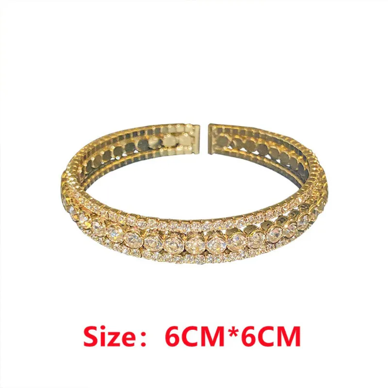 Luxurious Fashion Zircon Bejeweled Tennis Bracelets