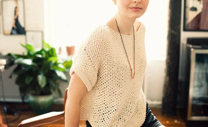 MADDER AND LOGWOOD ARROW NECKLACE