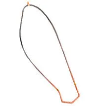 MADDER AND LOGWOOD ARROW NECKLACE