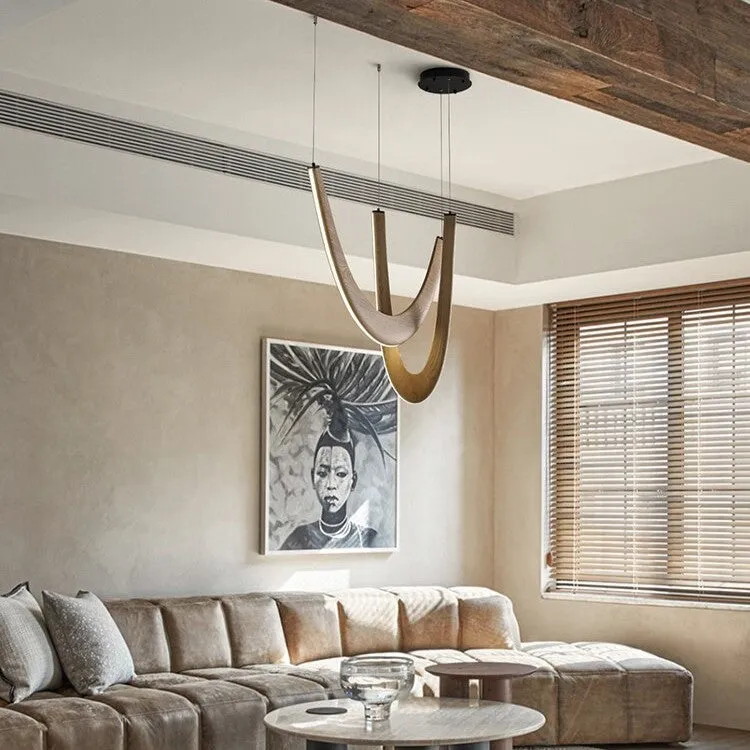 MADERA Solid Wood Chandelier Modern