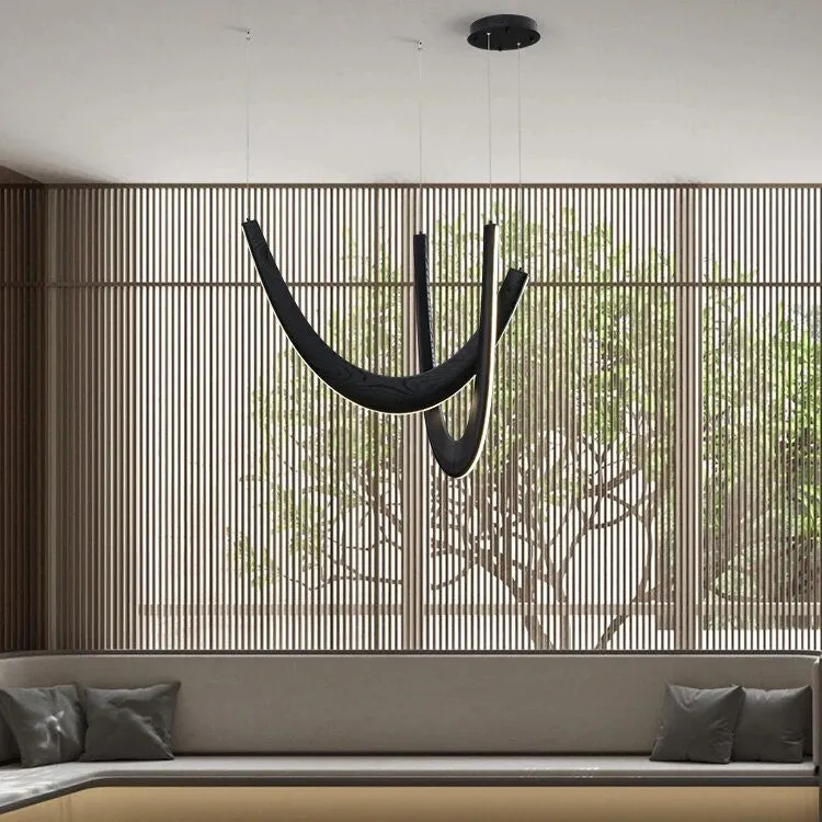 MADERA Solid Wood Chandelier Modern