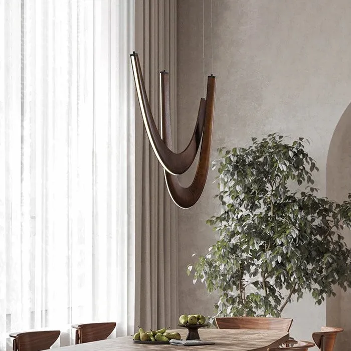 MADERA Solid Wood Chandelier Modern