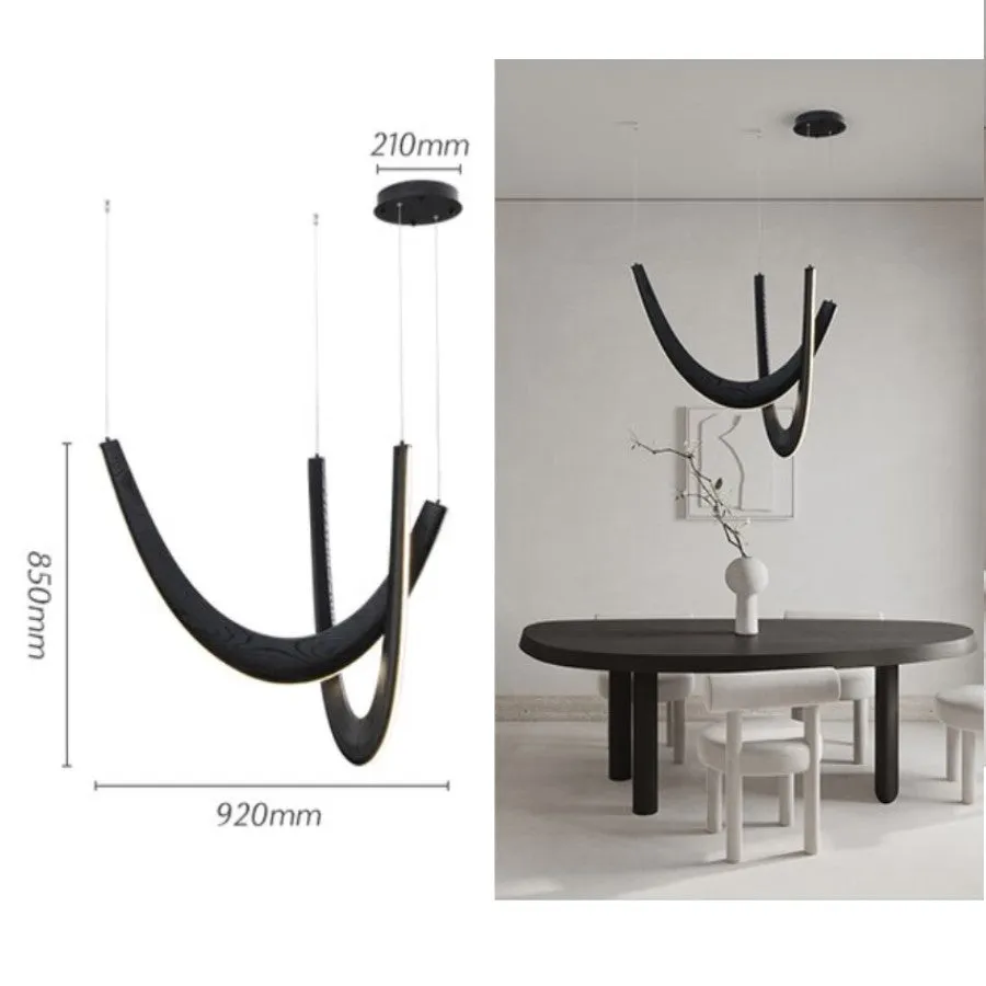 MADERA Solid Wood Chandelier Modern
