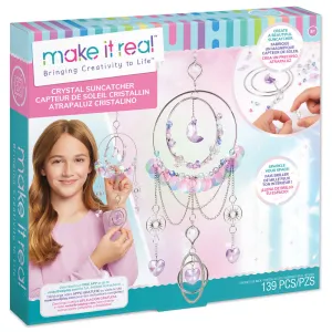 Make It Real DIY Crystal Suncatcher Kit - Colorful Window Art Craft Set