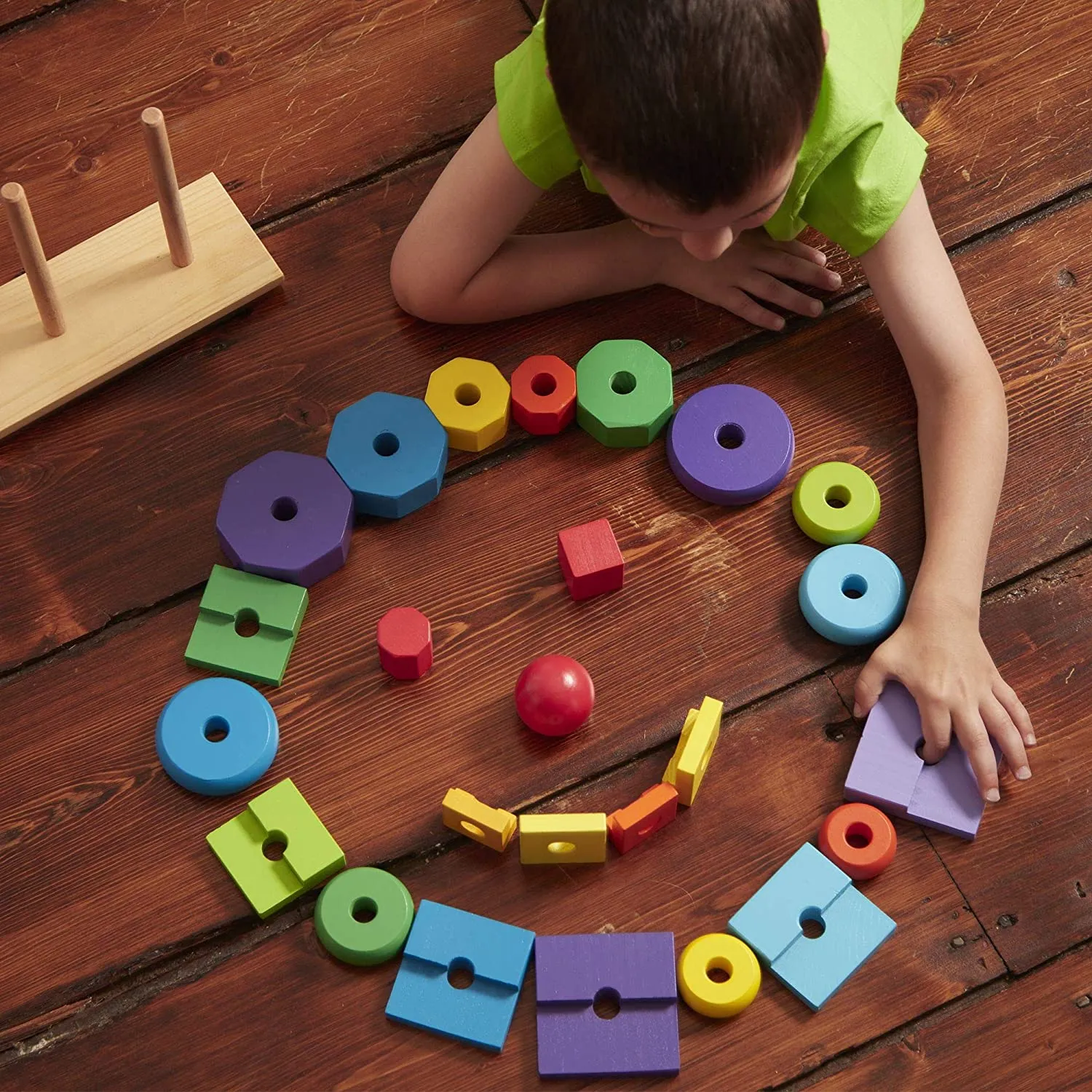 Melissa and Doug Geometric Stacker Age 2Y 