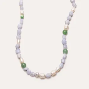 Milky Way Agate Necklace