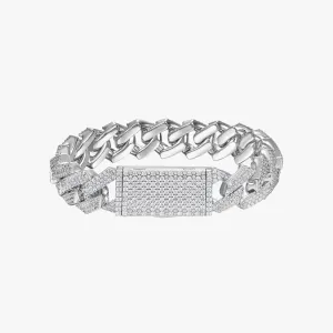 Moissanite S925 14mm Prong Bracelet