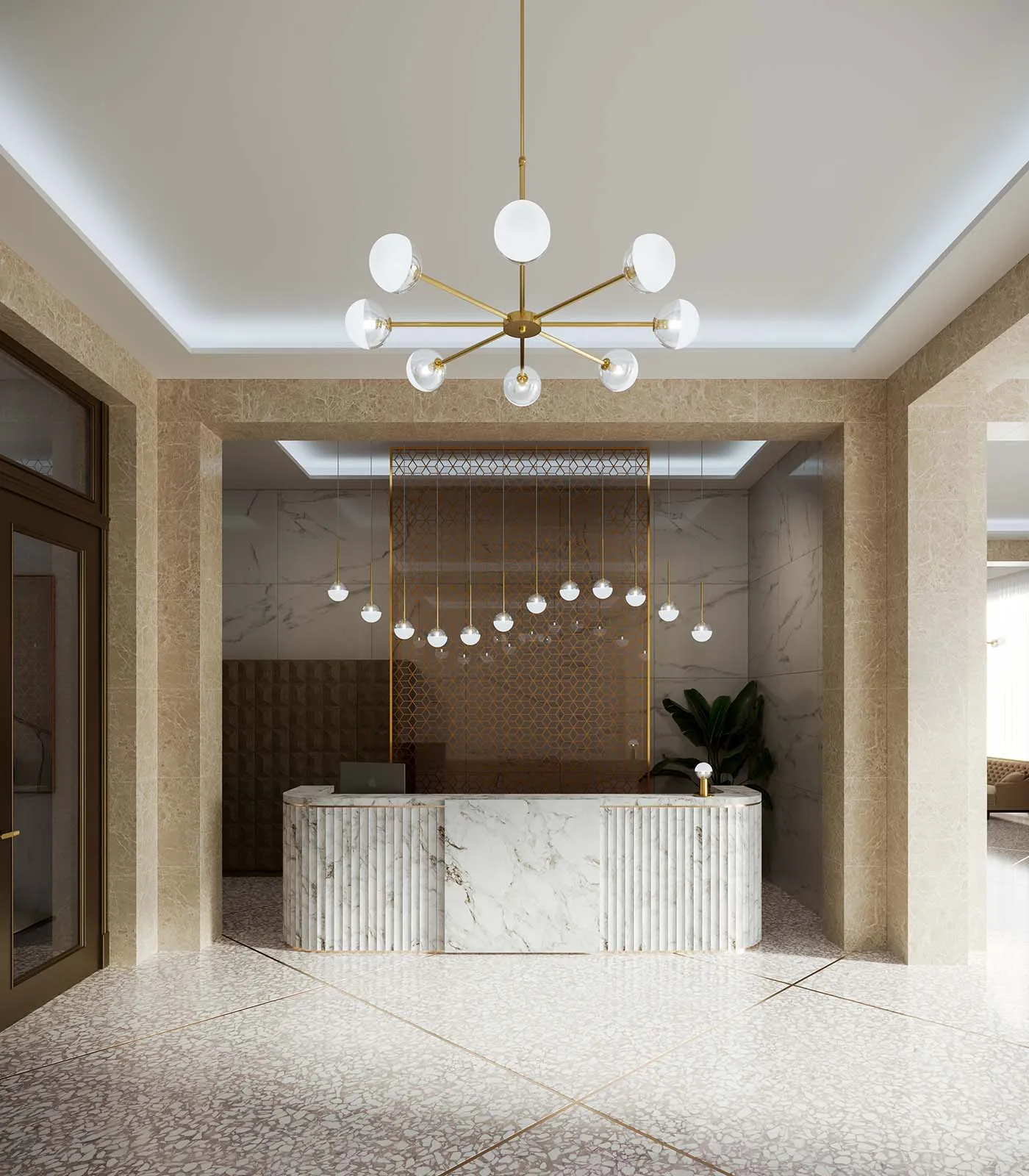 Molecola 8lt Pendant Light