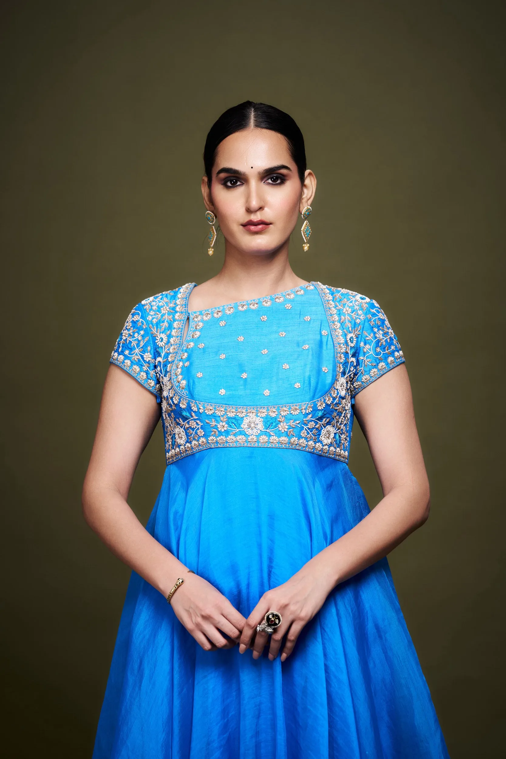 Nida  Blue Anarkali