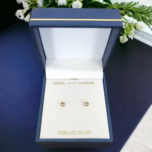 OLIVIA & JACKSON CZ Post Earrings