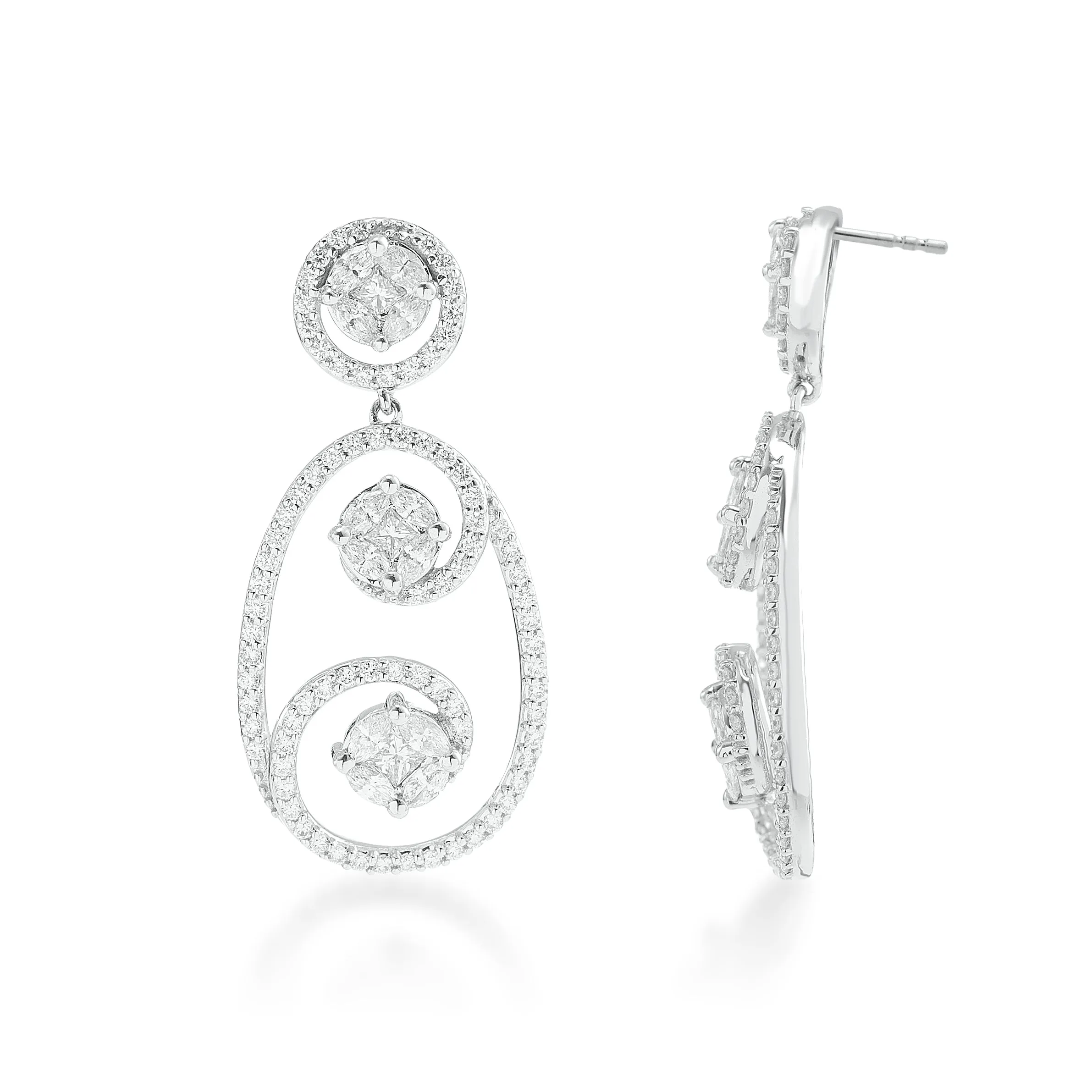 One Buttercup Diamond Earrings*