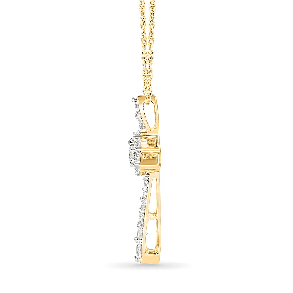 Opulent Cross Elegance Pendant
