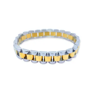 Ostrada Two Tone Gold Bracelet