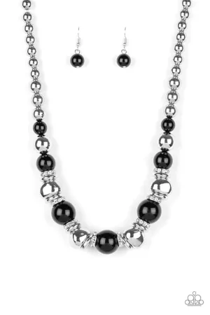 Paparazzi Hollywood HAUTE Spot - Black Necklace
