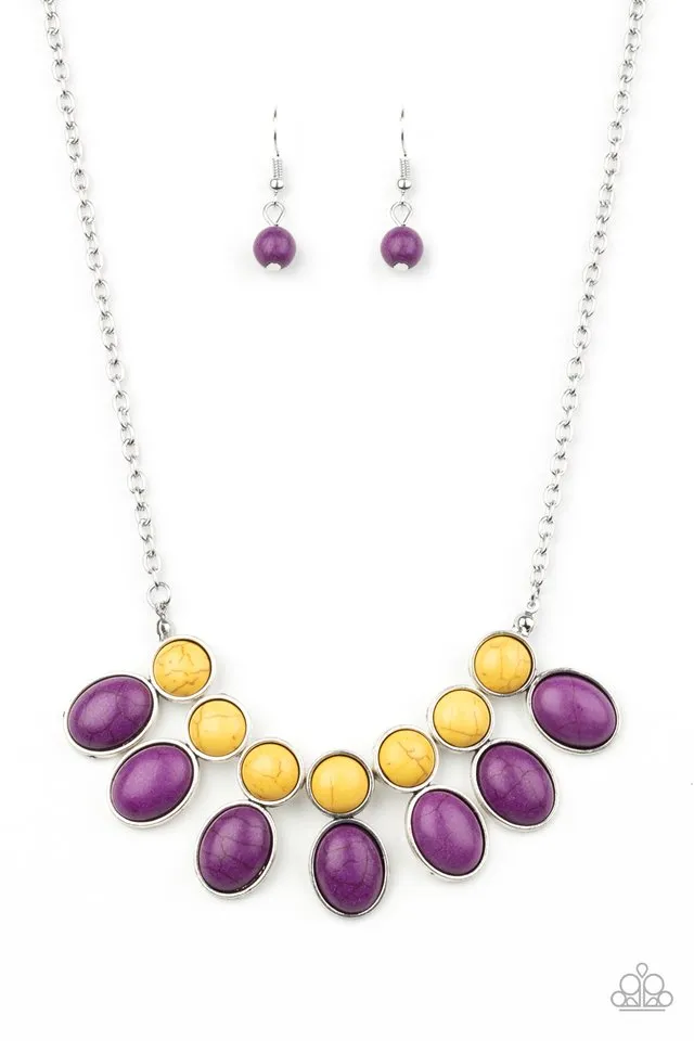 Paparazzi Necklace ~ Environmental Impact - Purple