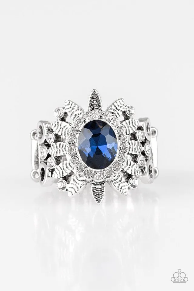 Paparazzi Ring ~ Burn Bright - Blue