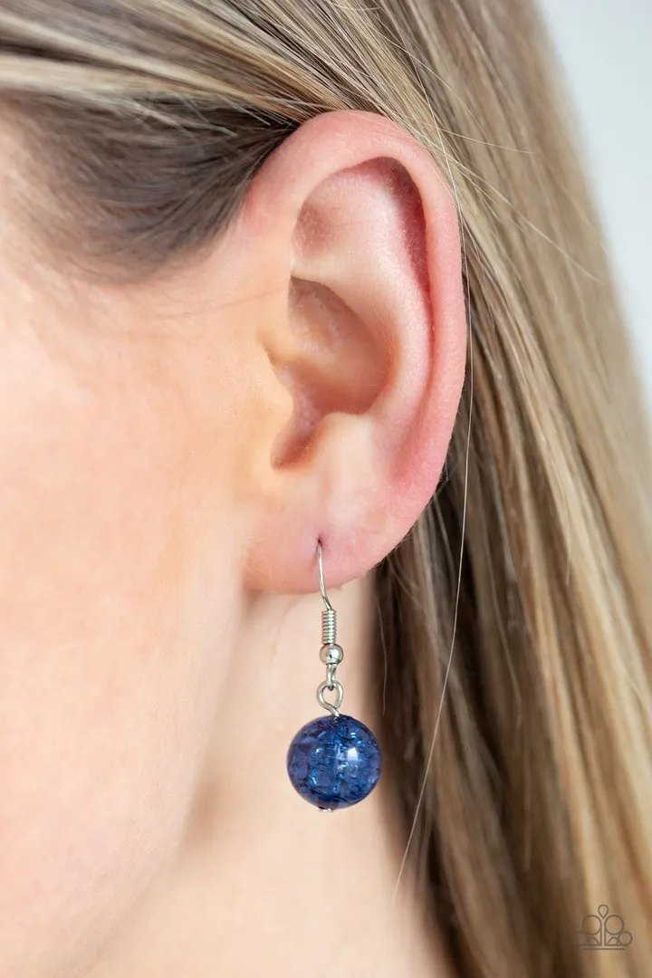 Paparazzi Shimmer Simmer Blue Long Necklace