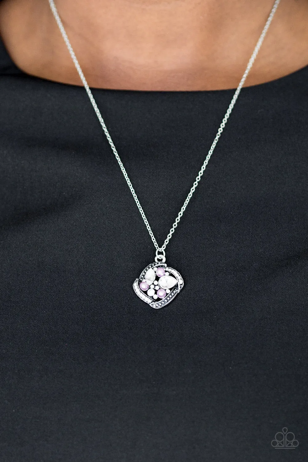 Paparazzi Speaking Of Timeless Purple Short Necklace