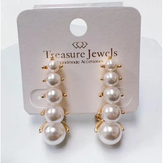 Pearl Crawler Earring