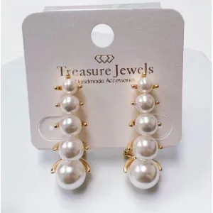 Pearl Crawler Earring
