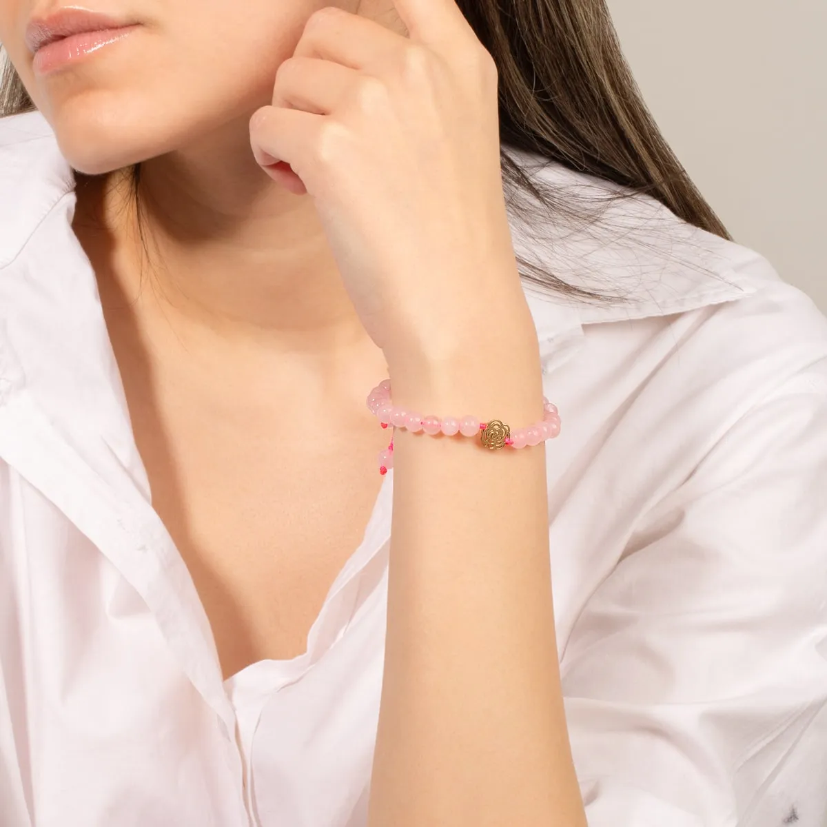 Rose Stone Bracelet