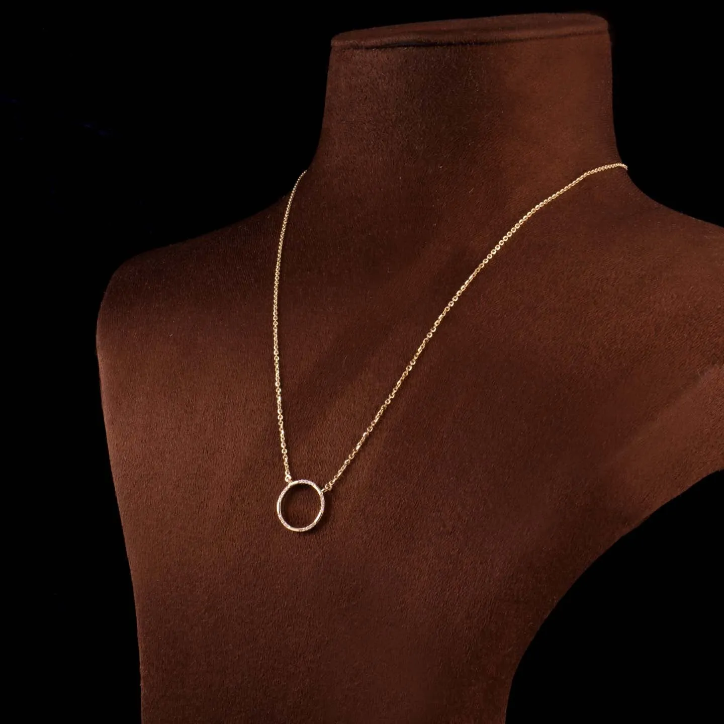 Round Silver 925 Pendant Necklace