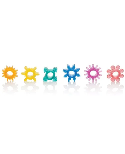 Senso 6 Pack Rings - Assorted Colors