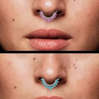 Septum Rings - No Piercing (Set of 5)